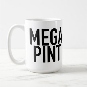 MEGA PINT Tasse trinken Glass Cup Kaffee Wein Bier
