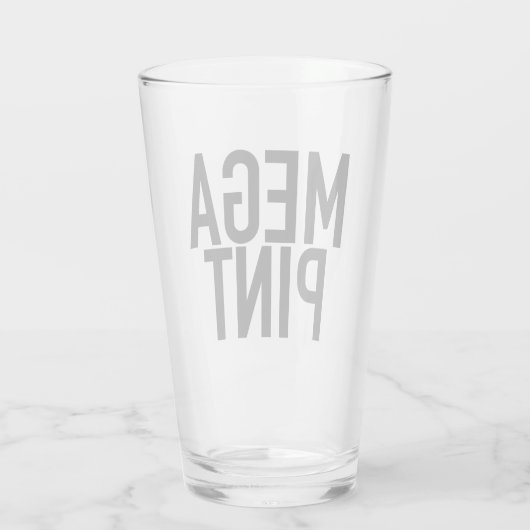 MEGA PINT Tasse trinken Glass Cup Kaffee Wein Bier (Rückseite)