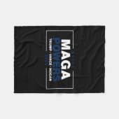 Mega Power Trump Vance Hogan 2 Fleecedecke (Vorderseite (Horizontal))