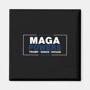 Mega Power Trump Vance Hogan 2 Magnet
