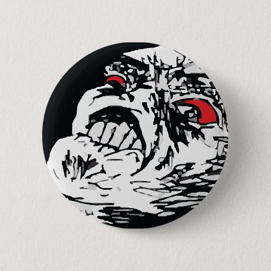 Mega- Raserei Button (Vorderseite)