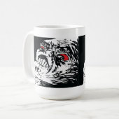 Mega- Raserei Kaffeetasse (Vorderseite Links)