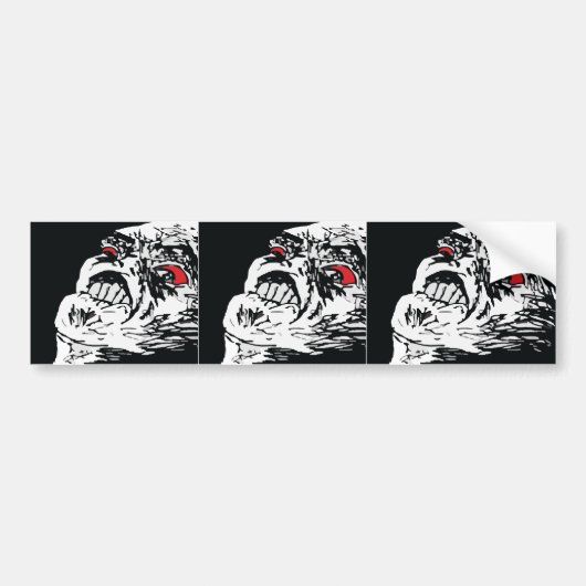 Mega- Rennen Ception Autoaufkleber (Vorne)