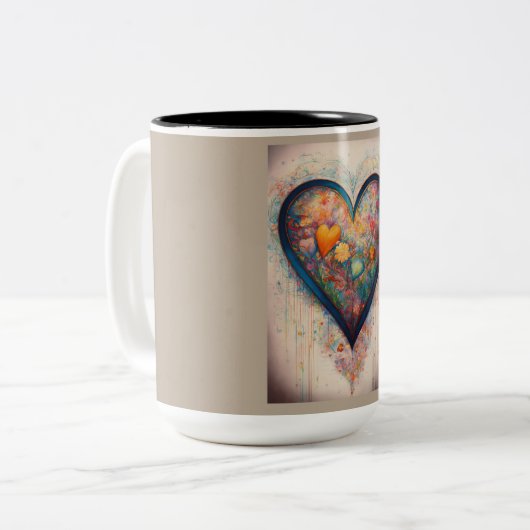 Mega Sale Event Zuhause Decor Zweifarbige Tasse (Vorderseite Links)