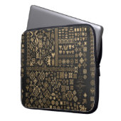 Mega-Set der barocken Elemente Laptopschutzhülle (Vorderseite Links)