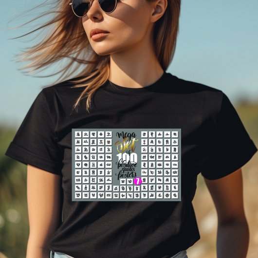 Mega-Set von 100 Positive Quotes-T - Shirt