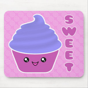 Mega- süßer Kawaii kleiner Kuchen Mousepad