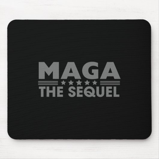 Mega The Sequel Trump 2024 Gewinner Second Term Mousepad (Vorne)