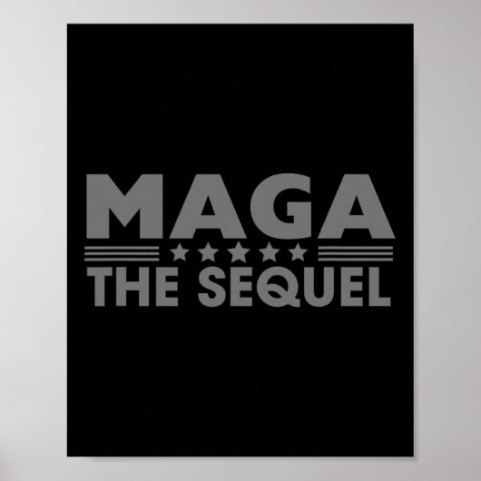 Mega The Sequel Trump 2024 Gewinner Second Term Poster (Vorne)