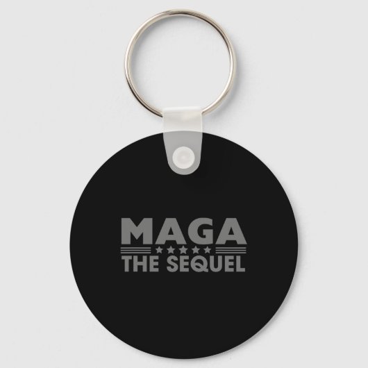 Mega The Sequel Trump 2024 Gewinner Second Term Schlüsselanhänger (Vorderseite)