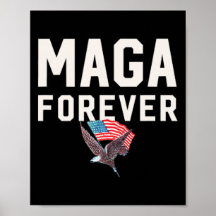 Mega Trump Forever gewinnt Trump-Inspirat gewinnt Poster