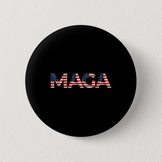 Mega Usa Flag Schreiben 4. Juli 2024 Präsident T Button (Vorderseite)
