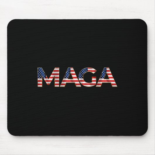 Mega Usa Flag Schreiben 4. Juli 2024 Präsident T Mousepad (Vorne)