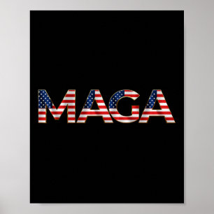 Mega Usa Flag Schreiben 4. Juli 2024 Präsident T Poster