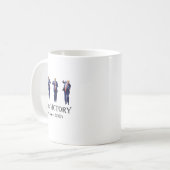 Mega Victory Dance Trump 2024 47. Präsident Kaffeetasse (Vorderseite Links)