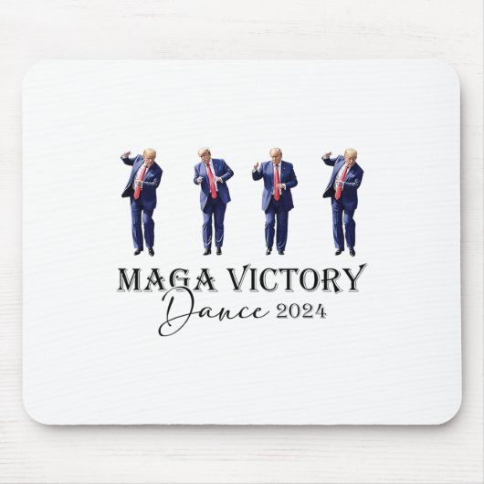 Mega Victory Dance Trump 2024 47. Präsident Mousepad (Vorne)