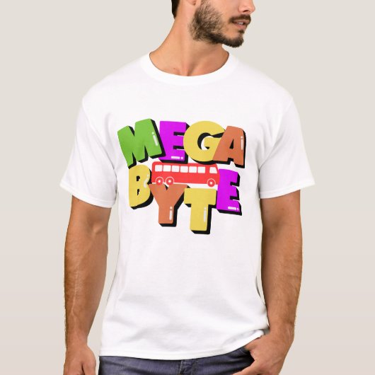 Megabyte-Datengrößenmessung Tech T-Shirt (Vorderseite)