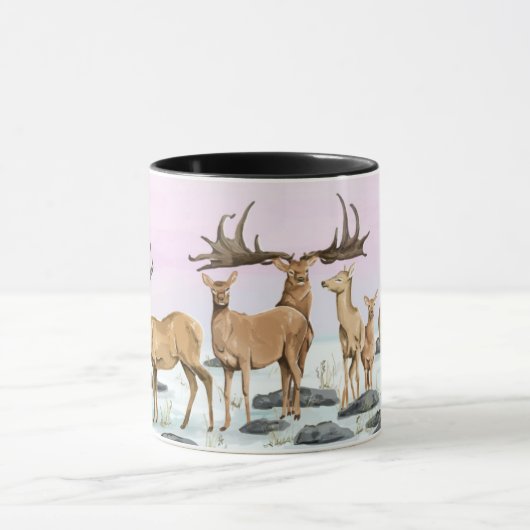 Megaceros (irischer Elch) Tasse (Zentrum)