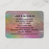 Megacoppa Pearl Beruflich 3,5" x 2,5" Visitenkarte (Rückseite)