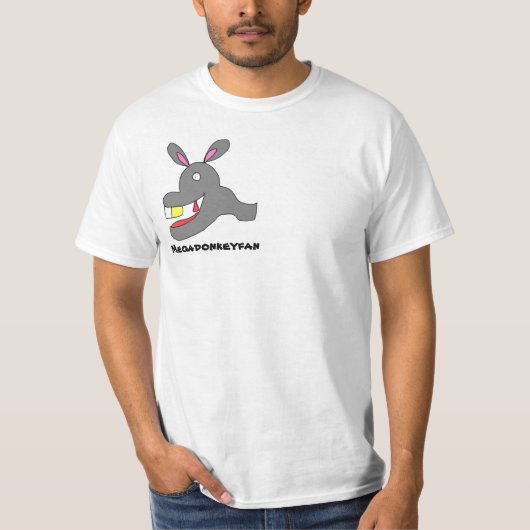 Megadonkeyfan Esel-T - Shirt (Vorderseite)