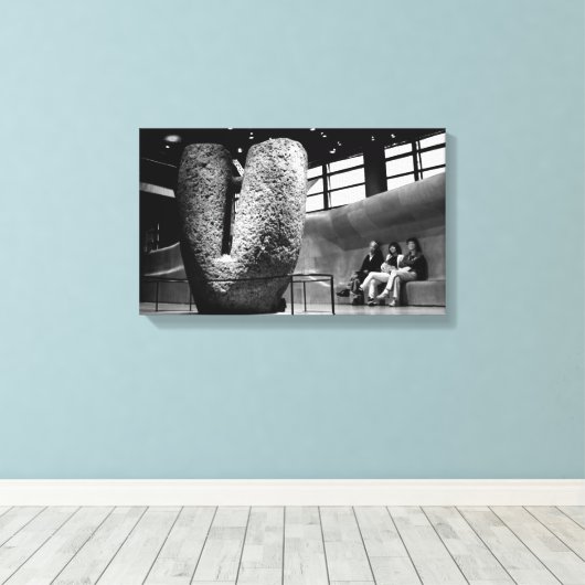 Megalith Museo du Quai Branly Paris Leinwand (Insitu (Holzboden))