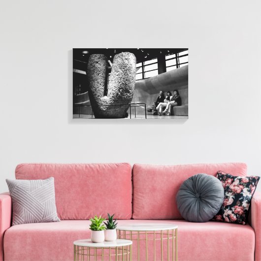 Megalith Museo du Quai Branly Paris Leinwand (Insitu (Wohnzimmer))