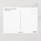 Megalithic Stonehenge Monument Wiltshire England Postkarte (Rückseite)