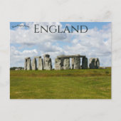 Megalithic Stonehenge Monument Wiltshire England Postkarte (Vorderseite)