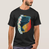 Megalodon Big Beängstigend Shark Shark T-Shirt (Vorderseite)