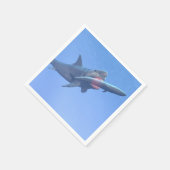 Megalodon frisst einen Wal Serviette (Ecke)