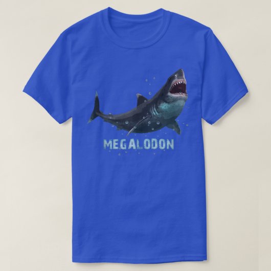 Megalodon Giant Shark T-Shirt (Design vorne)