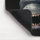 Megalodon Haifisch Mousepad (Ecke)