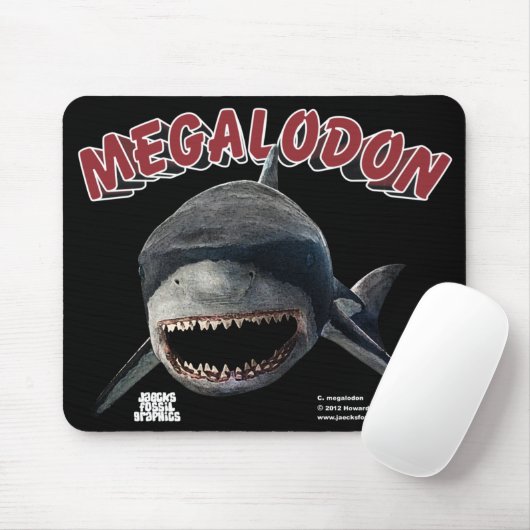 Megalodon Haifisch Mousepad (Mit Mouse)