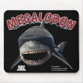 Megalodon Haifisch Mousepad (Vorne)