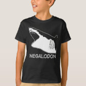 Megalodon Joke Shark Sprichwort mit Hai T-Shirt (Vorderseite)
