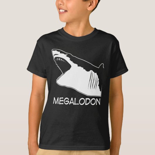 Megalodon Joke Shark Sprichwort mit Hai T-Shirt (Vorderseite)