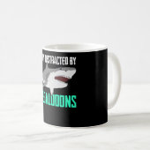 Megalodon Joke with Shark Kaffeetasse (VorderseiteRechts)