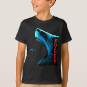 Megalodon Primeval Shark Dorsal Fin Teeth Ocean Pr T-Shirt (Vorderseite)
