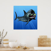 Megalodon Print Poster (Küche)