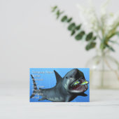 Megalodon Print Visitenkarte (Stehend Vorderseite)