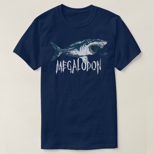 Megalodon Shark Lovers T-Shirt (Design vorne)