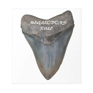 Megalodon Shark Tooth Notizblock