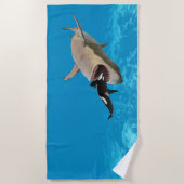 Megalodon Strandtuch (Vorderseite)