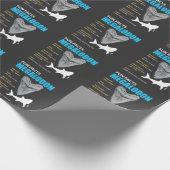 Megalodon T-Shirt großes Geschenk für Geschenkpapier (Ecke)