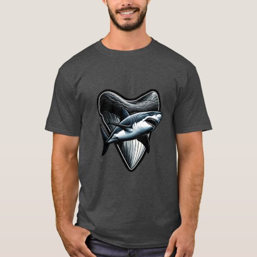 Megalodon Tooth T-Shirt (Vorderseite)