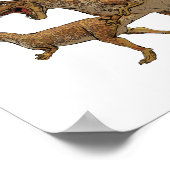 Megalosaurus Poster (Ecke)