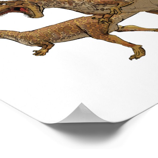 Megalosaurus Poster (Ecke)