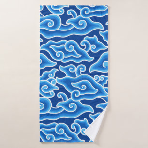 Megamendung-Batik-Muster megamendung Badehandtuch