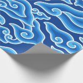 Megamendung-Batik-Muster megamendung Geschenkpapier (Ecke)