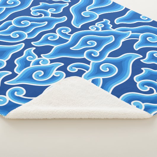 Megamendung-Batik-Muster megamendung Sherpadecke (3/4)